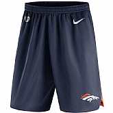 Men's Denver Broncos Nike Navy Knit Performance Shorts,baseball caps,new era cap wholesale,wholesale hats
